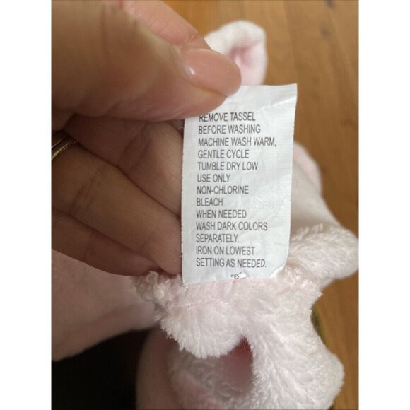 Miss Elaine Velour Robe Duster Housecoat Size Small Zip Front Tassel Embroidery - Picture 9 of 9